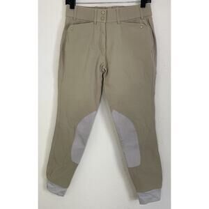 Ariat Equestrian Breeches Pants Womens 26R Beige Pro Series Horse Riding